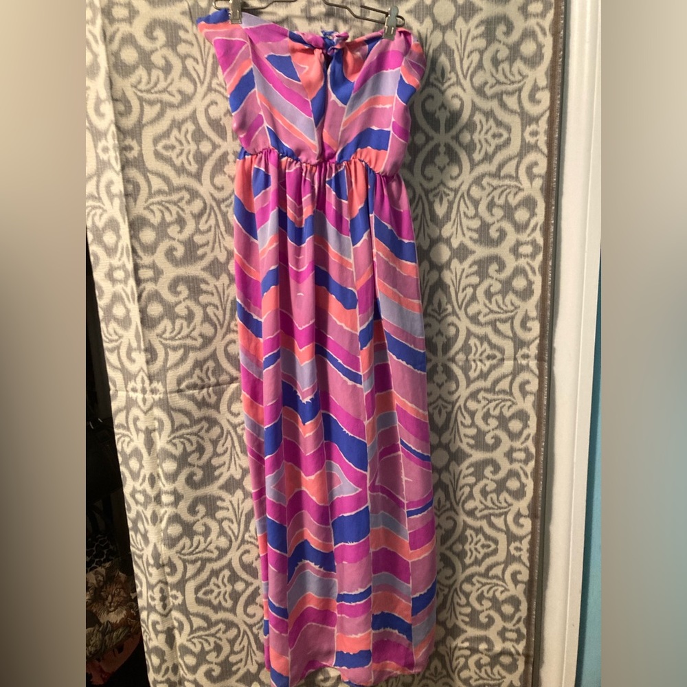 Zinke Strapless Maxi Dress Colorful